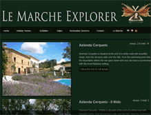 Tablet Screenshot of le-marche-explorer.com